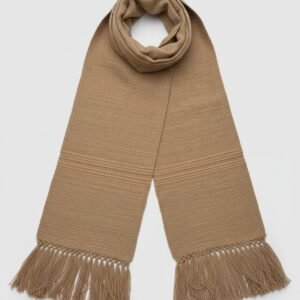 Eri Muffler light brown Plain