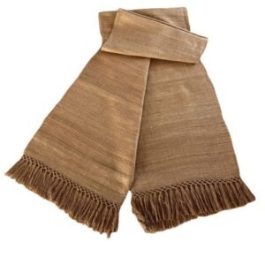 Eri Stole Light Brown Plain