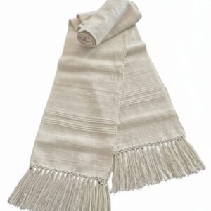 Eri Stole Off white Plain